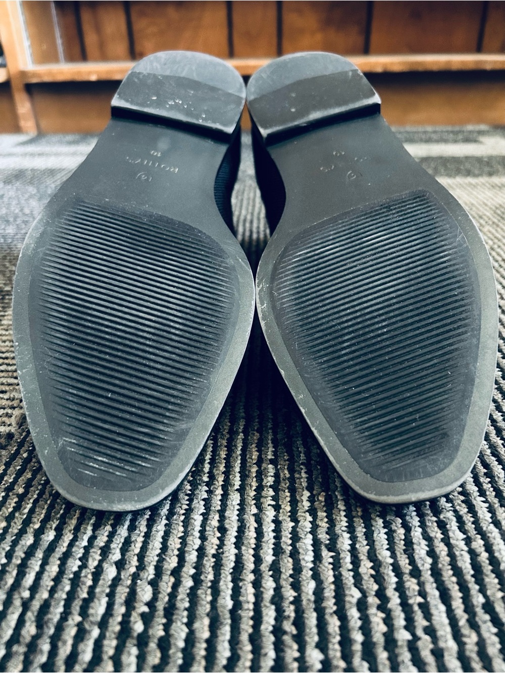 Rothy's Black The Merino Wool Chelsea Flat Ankle Boots, size 10 EU 41 - Picture 11 of 13